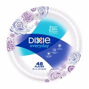 Georgia-Pacific Georgia Pacific 215843 8.5 in Dixie Everyday Paper Plates - Pack of 48 215843